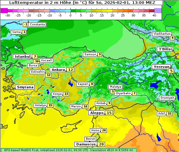 Temperatur, 1. 2. 2026