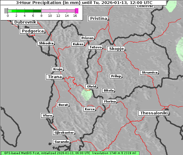 Niederschlag, 13. 1. 2026
