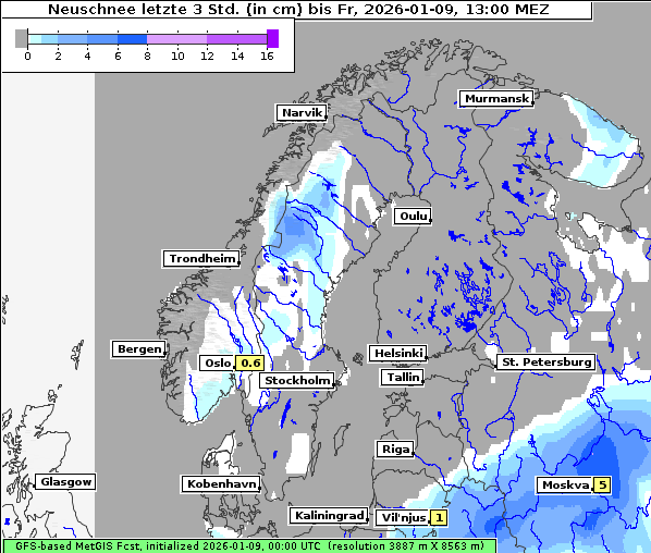 Neuschnee, 9. 1. 2026