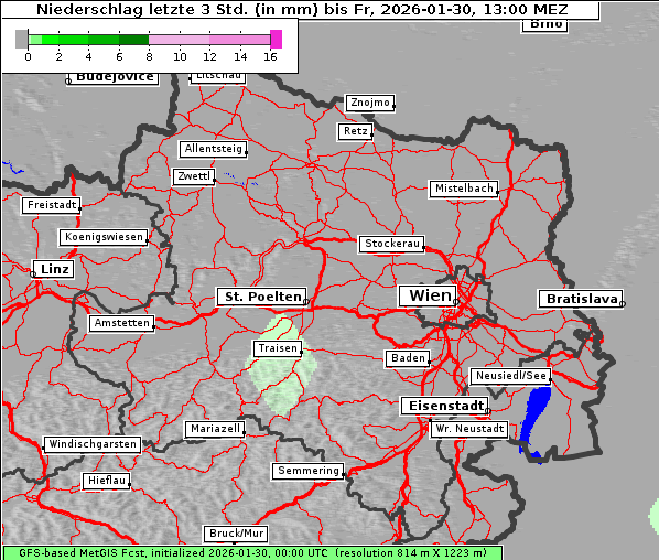 Niederschlag, 30. 1. 2026