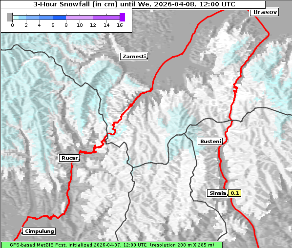 Neuschnee, 8. 4. 2026
