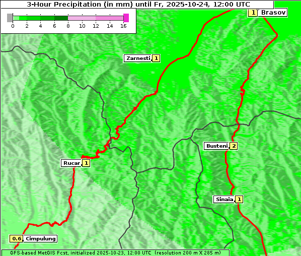 Niederschlag, 24. 10. 2025