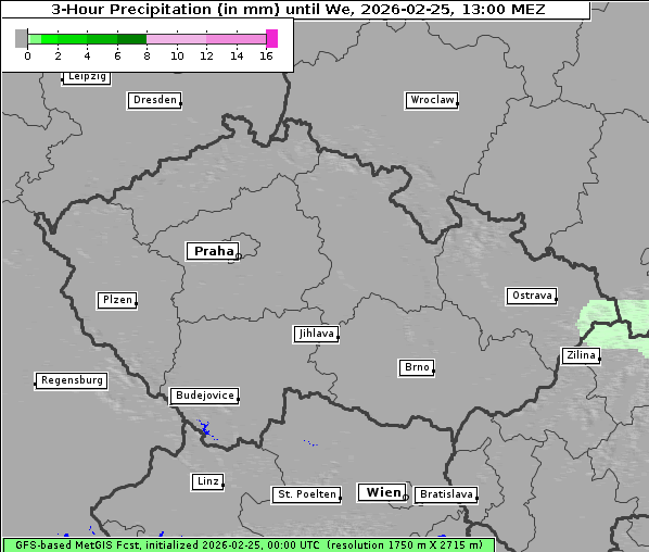 Niederschlag, 25. 2. 2026