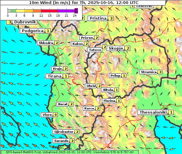 Wind, 16. 10. 2025
