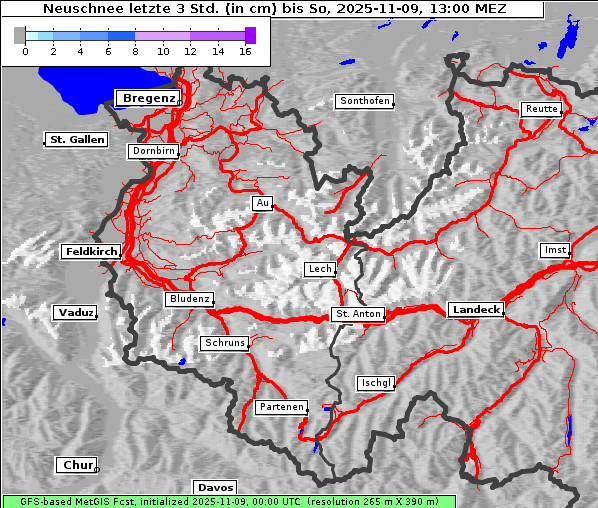Neuschnee, 9. 11. 2025