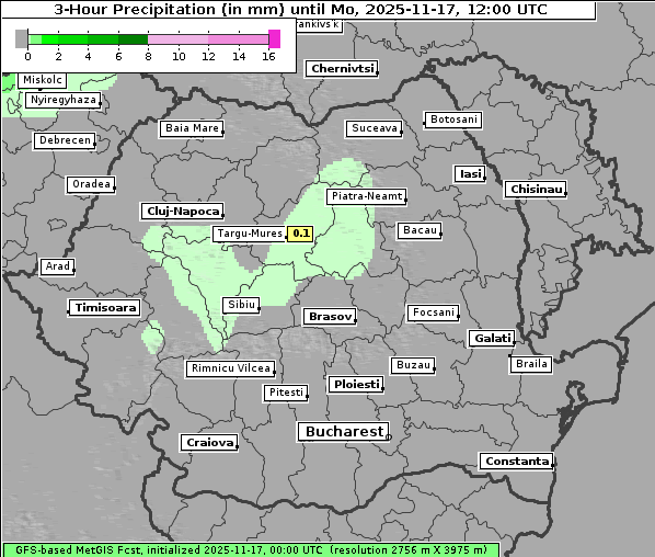 Niederschlag, 17. 11. 2025