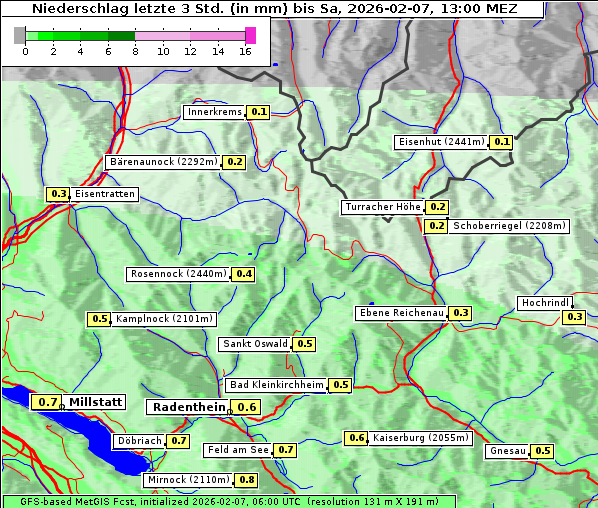 Niederschlag, 7. 2. 2026