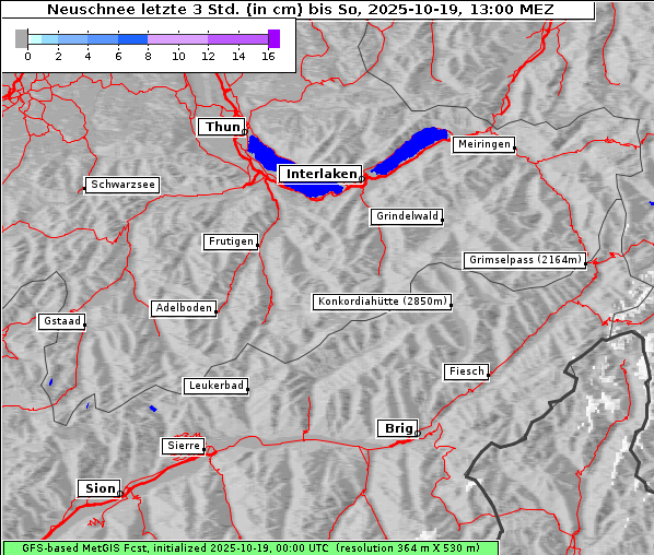 Neuschnee, 19. 10. 2025
