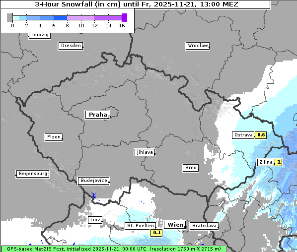 Neuschnee, 21. 11. 2025