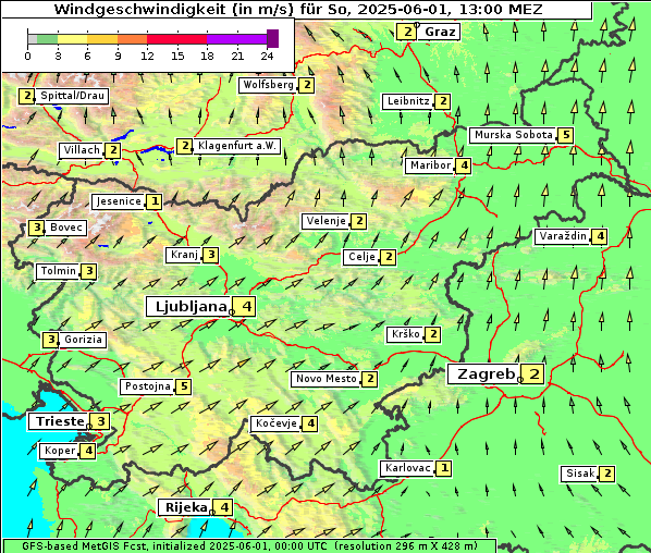 Wind, 1. 6. 2025