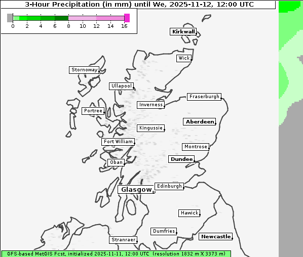 Niederschlag, 12. 11. 2025