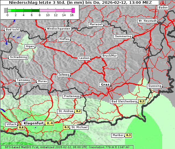 Niederschlag, 12. 2. 2026