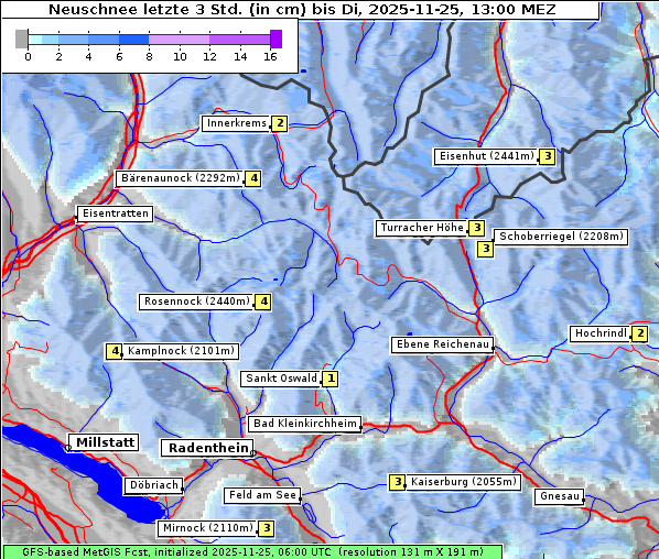 Neuschnee, 25. 11. 2025