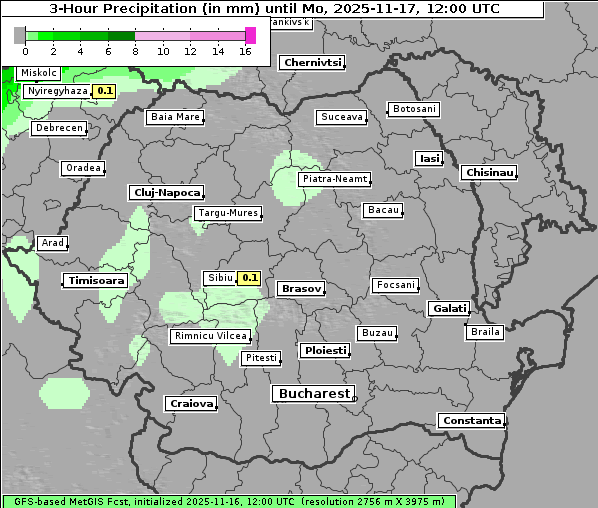Niederschlag, 17. 11. 2025