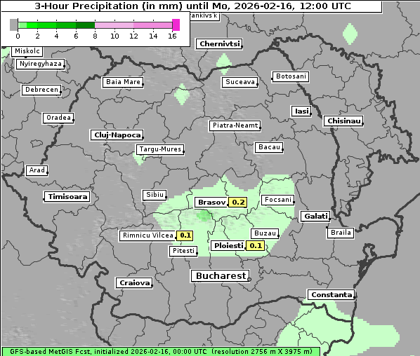 Niederschlag, 16. 2. 2026