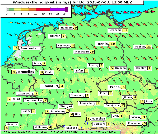 Wind, 3. 7. 2025