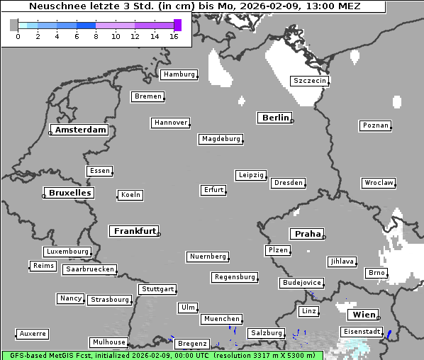 Neuschnee, 9. 2. 2026