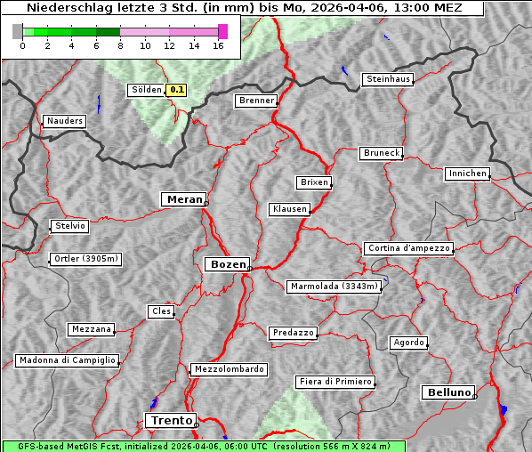 Niederschlag, 6. 4. 2026