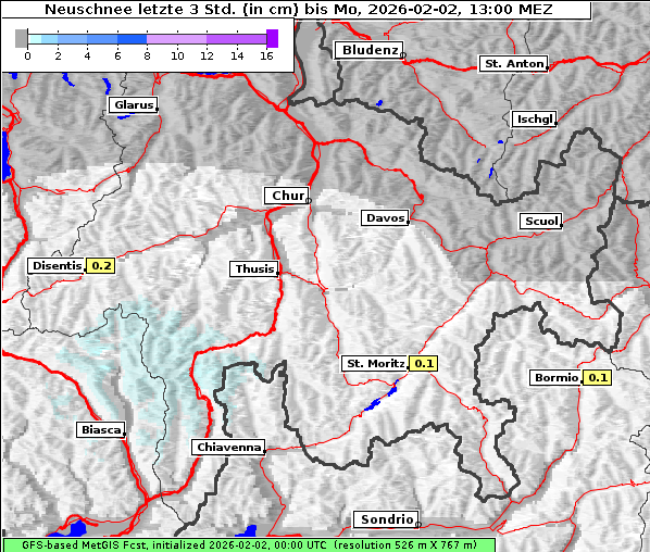 Neuschnee, 2. 2. 2026