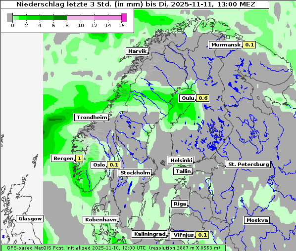 Niederschlag, 11. 11. 2025