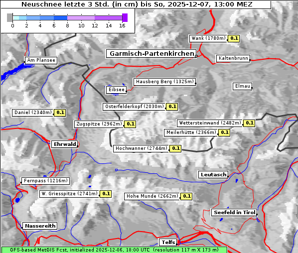 Neuschnee, 7. 12. 2025