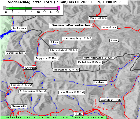 Niederschlag, 19. 11. 2024