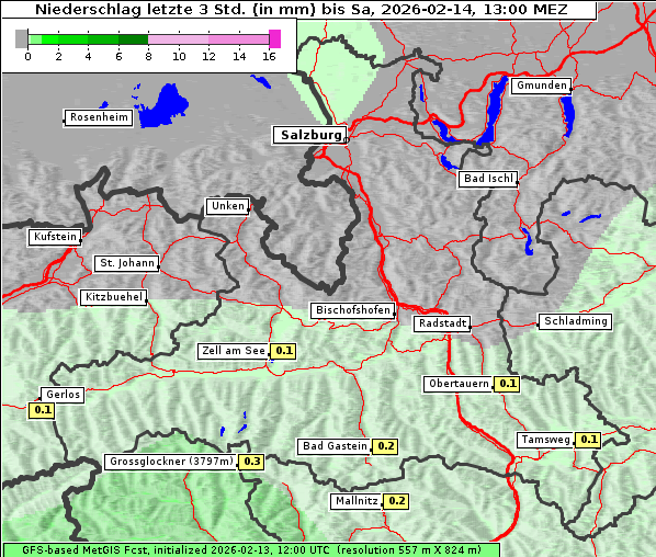Niederschlag, 14. 2. 2026