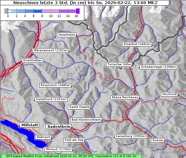 Neuschnee, 22. 2. 2026