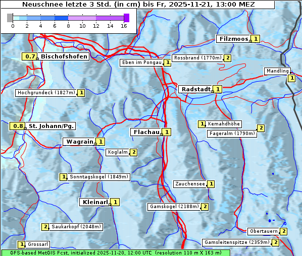 Neuschnee, 21. 11. 2025