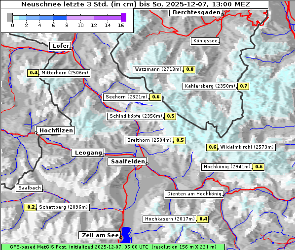 Neuschnee, 7. 12. 2025