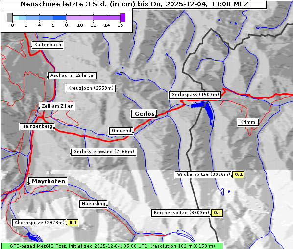 Neuschnee, 4. 12. 2025