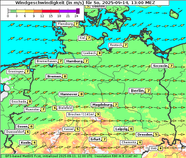 Wind, 14. 9. 2025