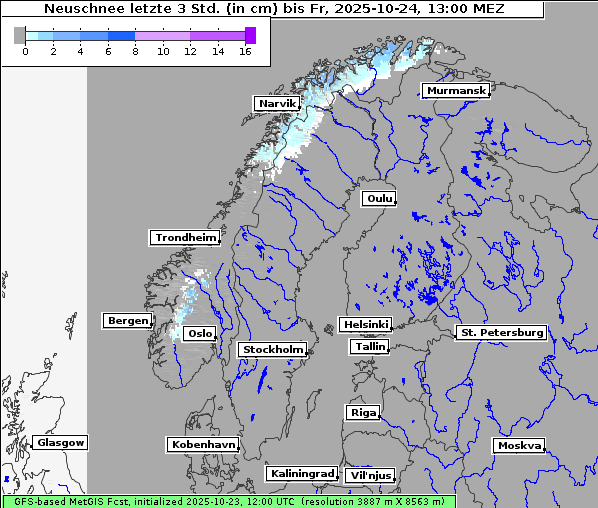 Neuschnee, 24. 10. 2025