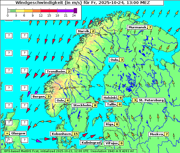 Wind, 24. 10. 2025