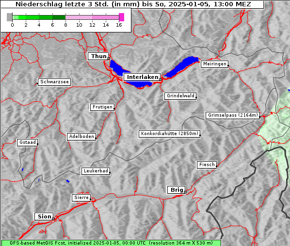 Niederschlag, 5. 1. 2025