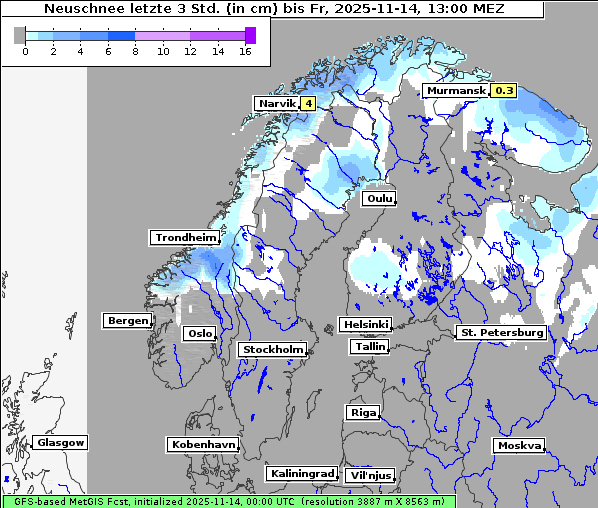Neuschnee, 14. 11. 2025