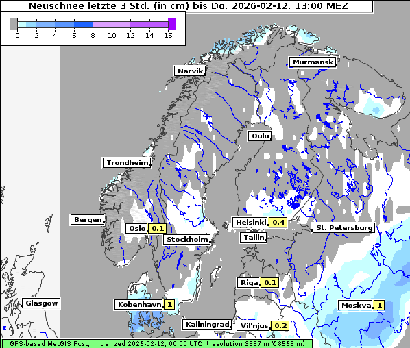 Neuschnee, 12. 2. 2026