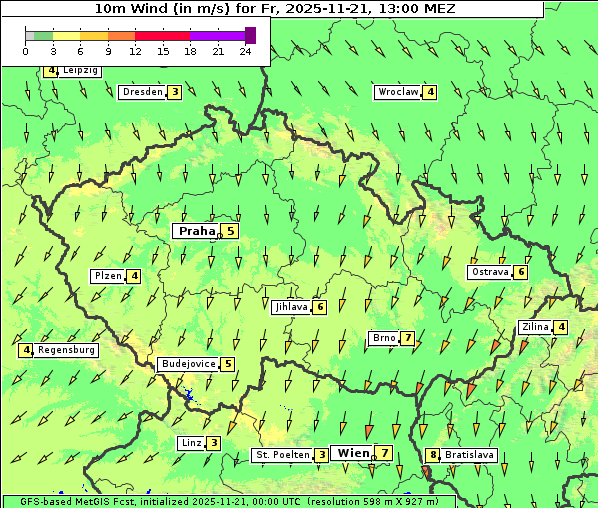 Wind, 21. 11. 2025