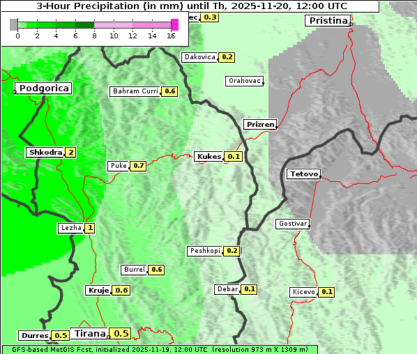 Niederschlag, 20. 11. 2025