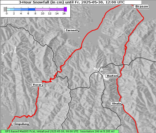 Neuschnee, 30. 5. 2025