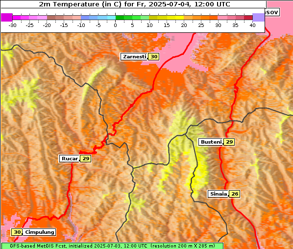 Temperatur, 4. 7. 2025