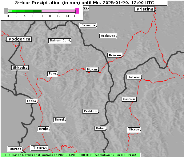 Niederschlag, 20. 1. 2025