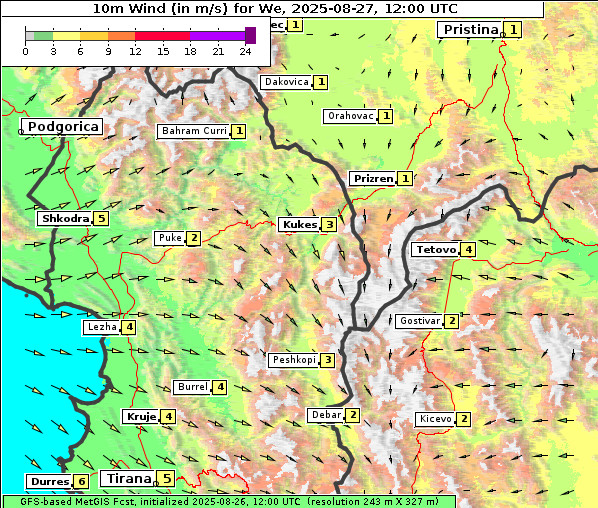 Wind, 27. 8. 2025