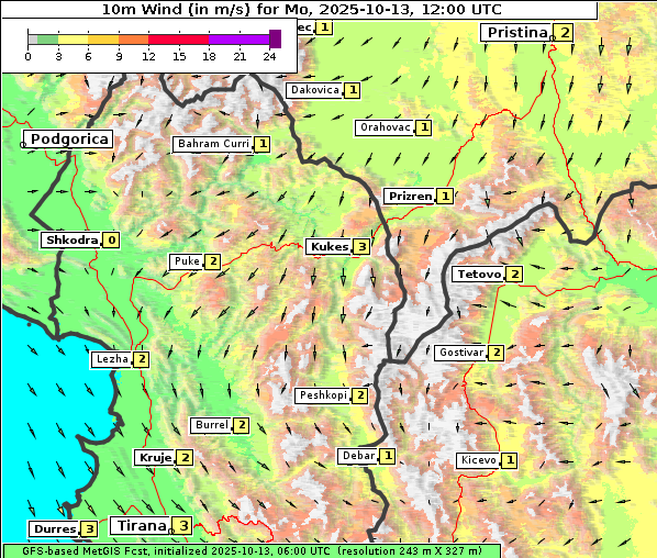 Wind, 13. 10. 2025