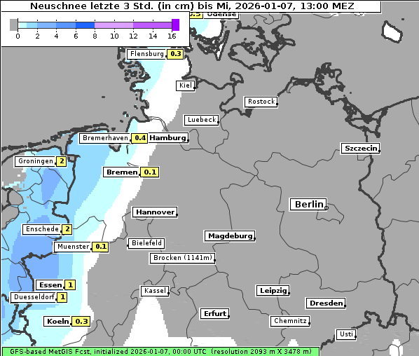 Neuschnee, 7. 1. 2026