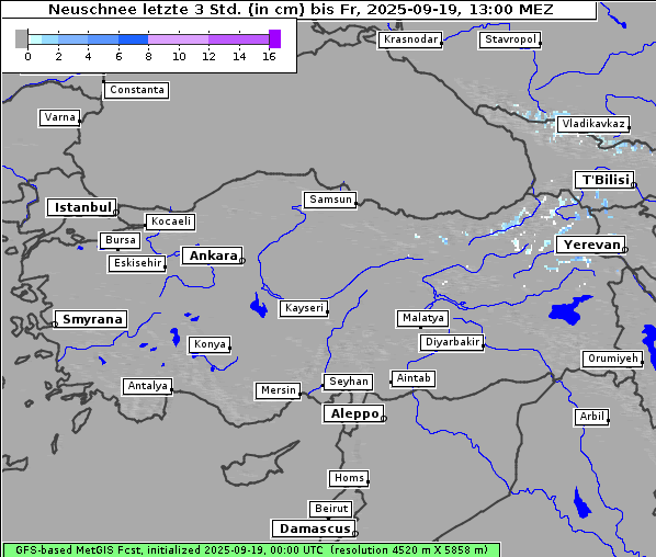 Neuschnee, 19. 9. 2025