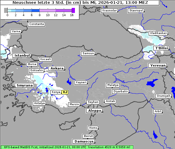 Neuschnee, 21. 1. 2026