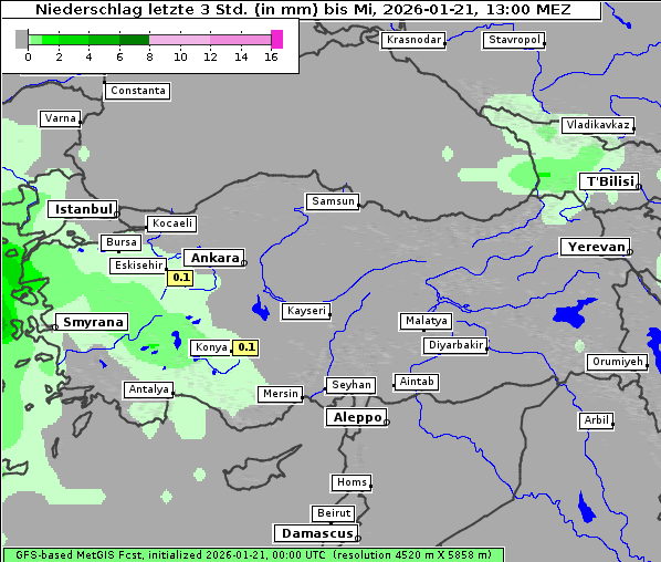 Niederschlag, 21. 1. 2026