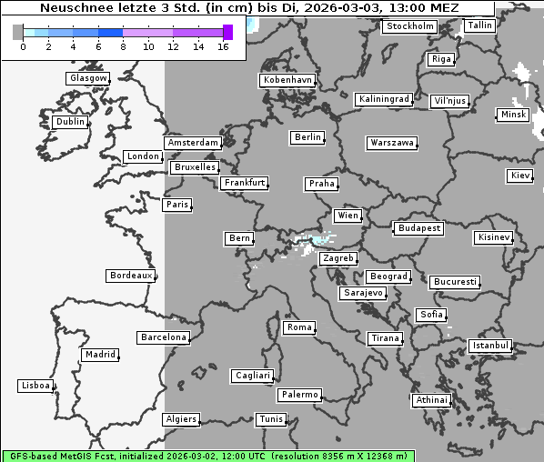 Neuschnee, 3. 3. 2026