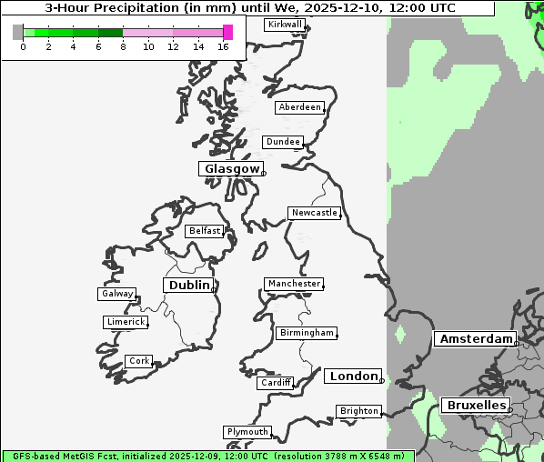Niederschlag, 10. 12. 2025